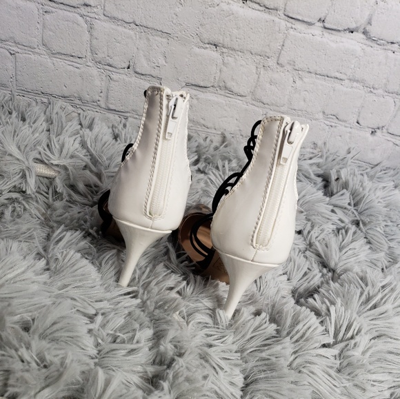 **SOLD**cheetah lacy high heels_r - Picture 3 of 4